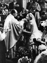 Mariage de Rainier III et Grace Kelly en avril 1956