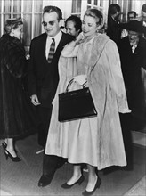 Grace Kelly et Rainier III en 1956