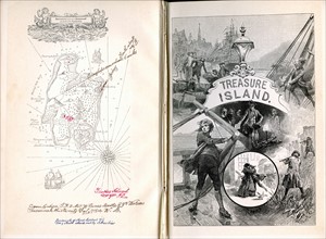 L'Ile au Trésor de Robert Louis Stevenson, 1886.