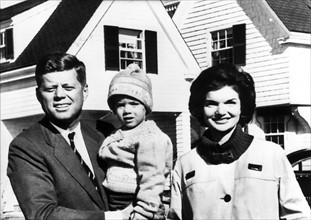 John F. Kennedy, Jackie et leur fille Caroline