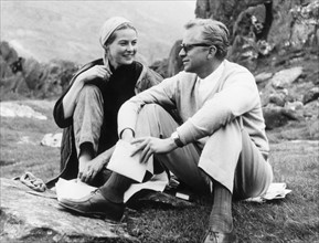 Ingrid Bergman et son mari Lars Schmidt