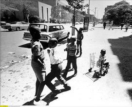 Enfants à Harlem en 1969