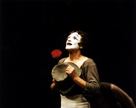 Marcel Marceau sur scène en 1997