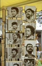 Postcards showing Ernesto Che Guevara