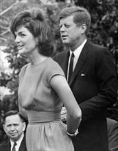 John F. Kennedy et sa femme Jacqueline