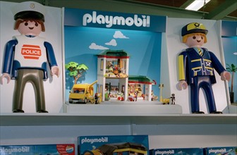 Stand de Playmobil au salon du jeu