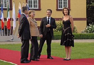 Nicolas Sarkozy et Angela Merkel en juin 2007