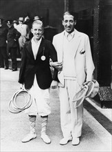 Jean René Lacoste et S.B. Wood junior à Wimbledon