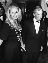 Herbert von Karajan et sa femme Eliette