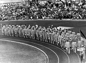 Ouverture des Jeux Olympiques à Rome le 25 août 1960