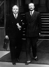 Léon Blum and Prime Minister Roger Salengro, 1936