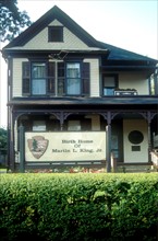House where Marin Luther King was born in Atlanta
