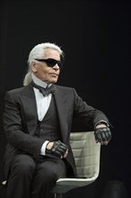 Portrait de Karl Lagerfeld, 2008