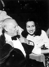 Pablo Picasso et Françoise Gilot, 1953