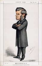 Caricature représentant Thomas Henry Huxley