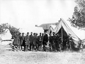 Visite d'Abraham Lincoln à McClellan