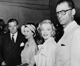 Arthur Miller, Marilyn Monroe, Vivian Leigh et Laurence Olivier