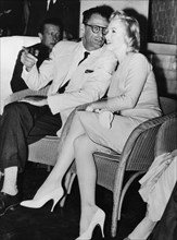 Arthur Miller et son épouse Marilyn Monroe