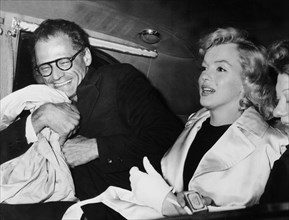 Arthur Miller et son épouse Marilyn Monroe