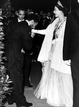 La reine Elisabeth II et Haile Selassie