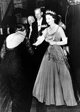 Elisabeth II, le Prince Philip et Maria Callas
