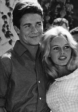 Brigitte Bardot et son mari Jacques Charrier