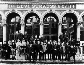 Fabrication des jeans Levi Strauss, 1882