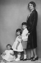 Baronne Rothschild et ses enfants