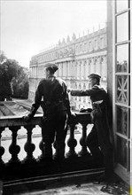 Soldats allemands au château de Versailles