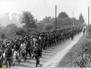 Prisonniers britanniques après Dunkerque