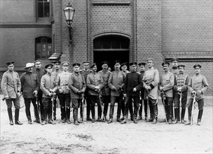 Officiers de cavalerie allemands en Chine