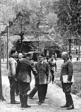 Adolf Hitler dans ses quartiers généraux de la "Wolfsschanze"