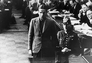 Egbert Hayessen being judged for his participation to the 20 July plot