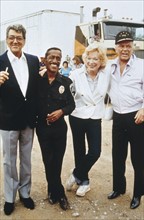 Dean Martin, Sammy Davis Jr, Shirley MacLaine et Frank Sinatra