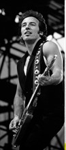 Springsteen, Bruce - Musiker, Saenger, Gitarrist, Rockmusik, USA - bei einem Konzert in Berlin-Weissensee, DDR