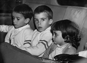 Elizabeth Taylors Kinder - v.li.: Christopher, Michael u. Liz