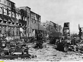 II. Weltkrieg-Stalingrad: das zerstîrte Traktorenwerk