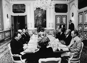 4. G7-Treffen in Bonn - beim Abendessen