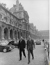 Giscard d'Estaing, Val‚ry - Finanzminister, Frankreich, Amtsuebergabe an M. Debr‚ (l.)