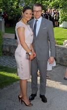 Victoria Kronprinzessin von Schweden - mit Ehemann Prinz Daniel (r.) zu Besuch in Muenchen