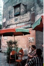 Terrasse de café à Montmartre