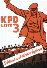 Wahl 7.Reichstag 1932 - Wahlplakat der KPD