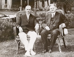 Calvin Coolidge et Herbert Hoover
