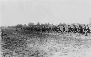 Assaut des troupes d'infanterie allemandes en 1914