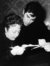Edith Piaf et son mari Théo Sarapo