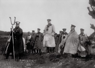 Paul Von Hindenburg during the Battle of Tannenberg
