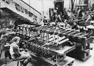1. Weltkrieg Deutschland, Rüstungsproduktion: Herstellung von Maschinengewehren