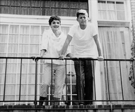 John F. Kennedy et son épouse Jacqueline