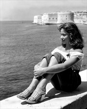 Jeune femme à Dubrovnik