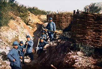 Soldats français pendant la bataille de Verdun